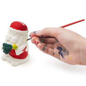 Набор для раскрашивания копилки Дед Мороз, 10 см Копилка раскраска фото 2