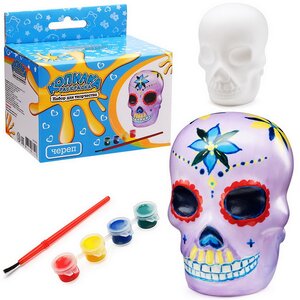 Копилка - раскраска Череп Копилка раскраска фото 1