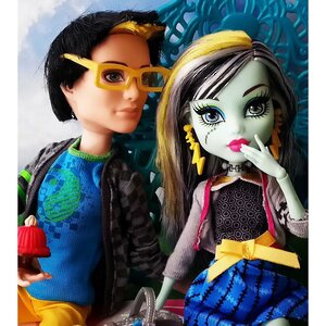 Набор кукол Джексон Джекил и Фрэнки Штейн На пикнике 26 см (Monster High) Mattel фото 6
