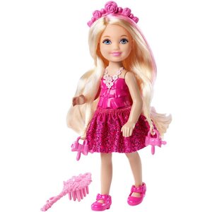 Кукла Челси - сестра Барби с длинными светлыми волосами 12 см Mattel фото 1
