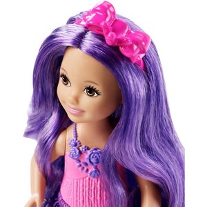 Кукла Челси - сестра Барби с длинными фиолетовыми волосами 12 см Mattel фото 2