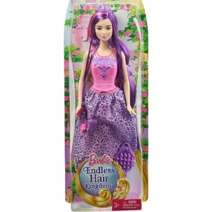 Кукла Барби - Принцесса с длинными фиолетовыми волосами 29 см Mattel фото 4
