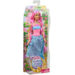 Кукла Барби - Принцесса с длинными розовыми волосами 29 см Mattel фото 4