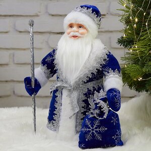 Фигура Дед Мороз - Волшебник из зимнего леса 40 см Коломеев фото 2