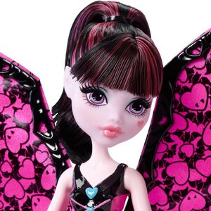 Кукла Дракулаура в наряде-трансформере Летучая мышь 26 см (Monster High) Mattel фото 2
