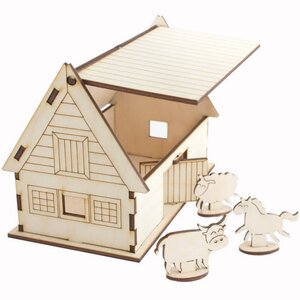 Набор-конструктор Ферма 15*9.5*11 см дерево Model Toys (Модел Тойс) фото 1