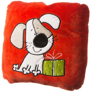 Мягкая игрушка-подушка Собака Льюис с подарком 30 см Budi Basa фото 1