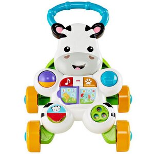 Ходунки-каталка Зебра со светом и звуком Fisher Price фото 4