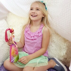 Кукла Барби - Радужная принцесса 29 см подсветка звук Mattel фото 4