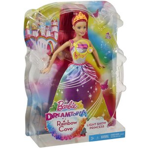 Кукла Барби - Радужная принцесса 29 см подсветка звук Mattel фото 6