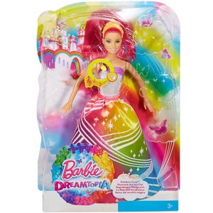 Кукла Барби - Радужная принцесса 29 см подсветка звук Mattel фото 2