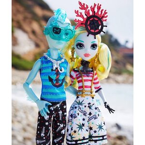 Кукла Лагуна Блю с питомцем Пиратская авантюра - Кораблекрушение 26 см (Monster High) Mattel фото 2