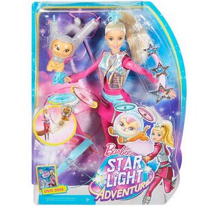 Кукла Барби Приключения звездного света - с летающим питомцем Попкорном 29 см Mattel фото 5