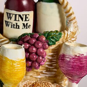 Елочная игрушка Винная Корзинка - Wine with Me 8 см, подвеска Kurts Adler фото 5