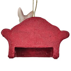 Елочная игрушка Кот Сфинкс на софе 9 см Kurts Adler (Куртс Адлер) фото 6