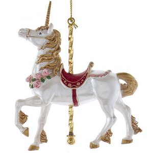 Елочная игрушка Giostra Сirco: Лошадка Молния 11 см, подвеска