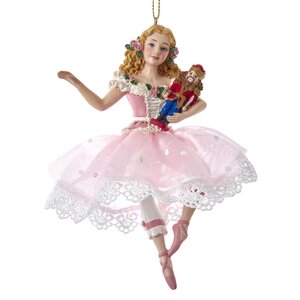 Набор елочных игрушек Щелкунчик: Meilleur Ballet 12 см, 4 шт, подвеска Kurts Adler фото 2