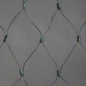 Гирлянда Сетка 1.4*1.6 м, 192 разноцветные микролампы, зеленый ПВХ, контроллер, IP20 MOROZCO фото 4