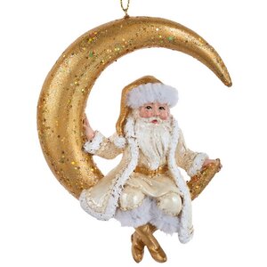 Елочная игрушка Санта Клаус - Christmas Magician 11 см, подвеска