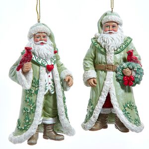 Елочная игрушка Санта с Сердцем из Омеловой Долины 13 см Kurts Adler фото 2
