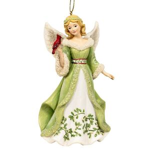 Елочная игрушка Ангел Эон из Омеловой Долины 15 см Kurts Adler фото 1