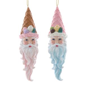 Елочная игрушка Санта - Pink Ice Cream из Зефирного Королевства 15 см Kurts Adler фото 2