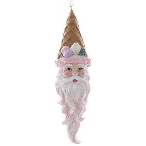 Елочная игрушка Санта - Pink Ice Cream из Зефирного Королевства 15 см Kurts Adler фото 1