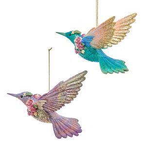 Елочная игрушка Колибри Оллин - Pastel Rainbow 12 см Kurts Adler фото 2
