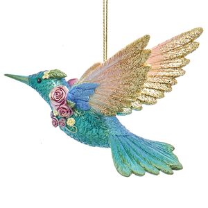 Елочная игрушка Колибри Оллин - Pastel Rainbow 12 см Kurts Adler фото 1
