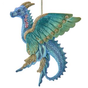 Елочная игрушка Дракон Фэйлорн - Butterfly Wings 12 см Kurts Adler фото 1