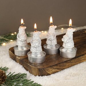 Набор свечей Санта, 7 см, 4 шт Koopman фото 1