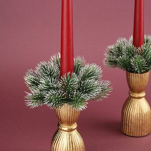 Декоративный подсвечник для одной свечи Surya 14 см Edelman фото 6