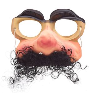 Карнавальная маска Очки с носом и усами