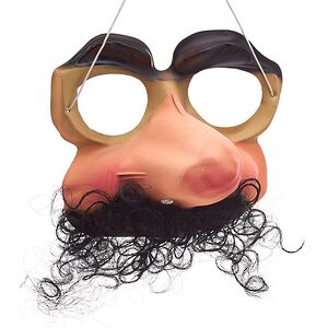 Карнавальная маска Очки с носом и усами Snowmen фото 2