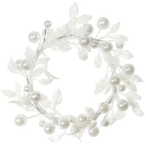 Венок для свечи Снежная Дымка 12 см Swerox фото 6