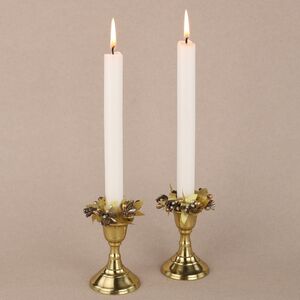 Подсвечник для одной свечи Castel del Monte 9 см, золотой Kaemingk фото 3