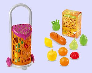 Игрушка Тележка с продуктами
