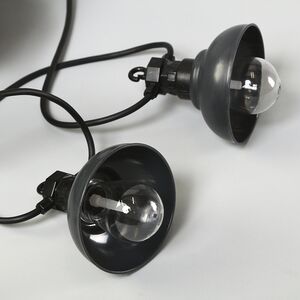 Гирлянда из лампочек Retro Party Lights 5 м, 10 ламп, экстра теплые LED, черный ПВХ, соединяемая, IP44 Winter Deco фото 12