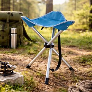 Складной туристический стул Camping 45*35 см синий, до 110 кг