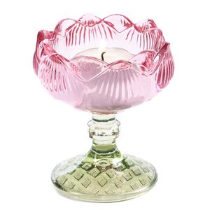 Стеклянный подсвечник-бокал Роза Giardino 9 см Goodwill фото 6