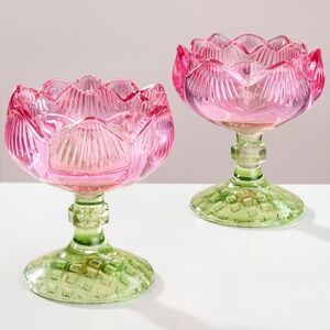 Стеклянный подсвечник-бокал Роза Giardino 9 см Goodwill фото 5