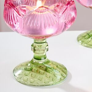 Стеклянный подсвечник-бокал Роза Giardino 9 см Goodwill фото 4