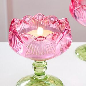 Стеклянный подсвечник-бокал Роза Giardino 9 см Goodwill фото 3