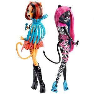 Набор кукол Кэтти Нуар и Торалей Страйп Дерзкие рокерши (Monster High) Mattel фото 3