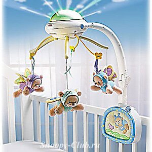 Мобиль "Мечты о бабочках" с пультом упраления Fisher Price фото 1