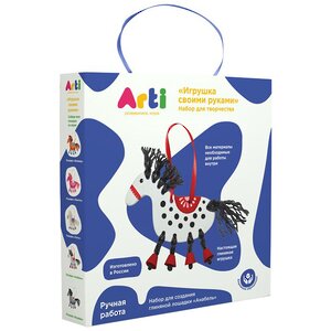 Набор для раскрашивания глиняной игрушки - Лошадка Анабель Arti (Арти) фото 1