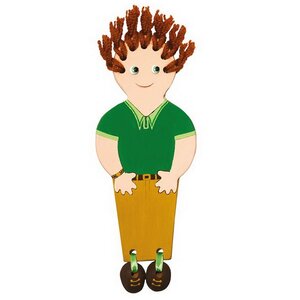 Набор для раскрашивания глиняной игрушки - Лучшие друзья Алина и Сережа Arti (Арти) фото 3
