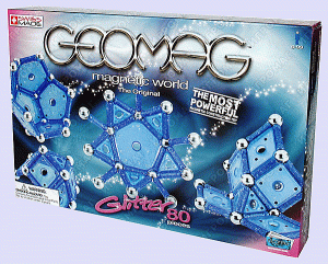 Конструктор GEOMAG Glitter Blue, 80 дет.