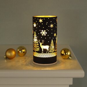 Декоративный светильник Blackwood Deer 15 см, теплые белые LED лампы, на батарейках Peha фото 1