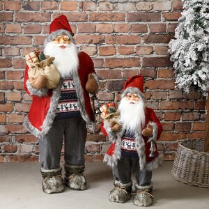 Большой Норвежский Санта с подарками и фонариком 81 см Peha фото 2